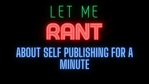 My Self Publishing Journey