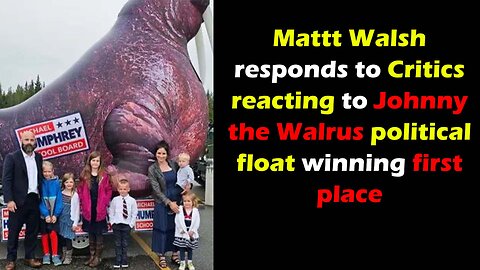 Johnny the Walrus gets first place in Alaska parade, internet has meltdown
