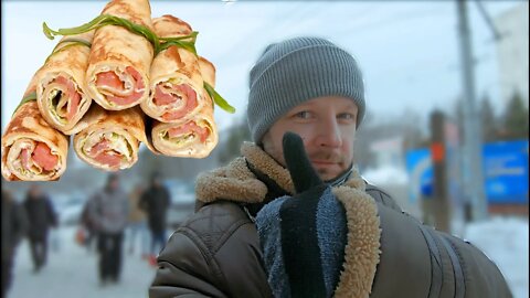 Siberian street food. Novosibirsk