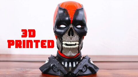 Halloween Deadpool Bust 3D Print and Paint
