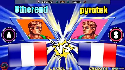 Windjammers (Otherend Vs. pyrotek) [France Vs. France]