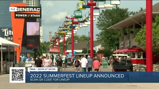 Summerfest announces full 2022 lineup