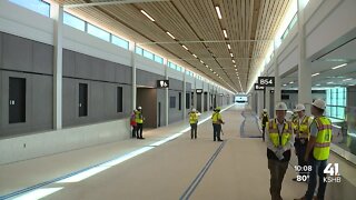 Kansas City International Airport showcases progress on new terminal