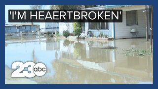 Pond community dealing with flooding, evacuations