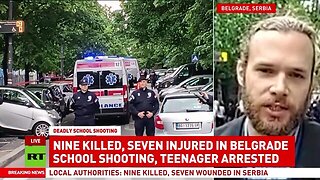 Belgrade school shooting I 9 killed, teenage suspect detained