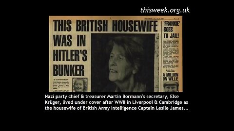 FULL SHOW King Charles starving 100s of UK charities; MI6 hid Bormann's secretary; a Zionist heresy