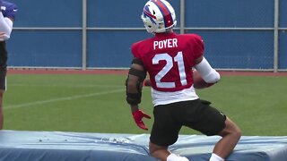 Jordan Poyer's return to practice field makes immediate impact