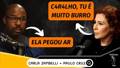 O CLIMA ESQUENTOU E FICOU TENSO ENTRE CARLA ZAMBELLI E PAULO CRUZ - Flow #71