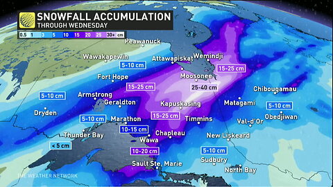 Wild storm sees heavy snow, ice threaten northern Ontario