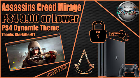 Assassins Creed Mirage PS4 Dynamic Theme