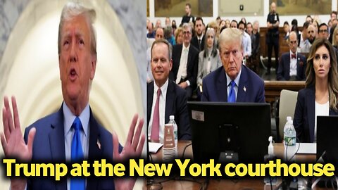 Donald Trump's Arrival at New York Courthouse for Civil Trial