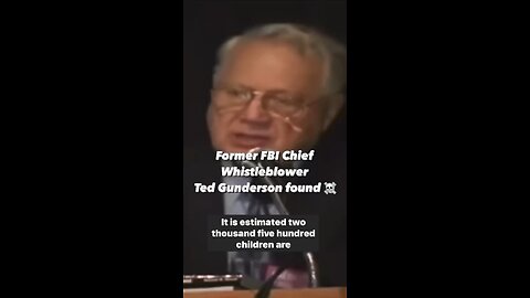 Former FBI Chief exposes White House Child Trafficking and Satanic Child Sacrifice