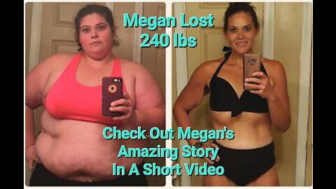 Megan's Weight Loss Miracle (CLICK THE LINK OR SCAN THE QR CODE FOR THE FULL STORY)