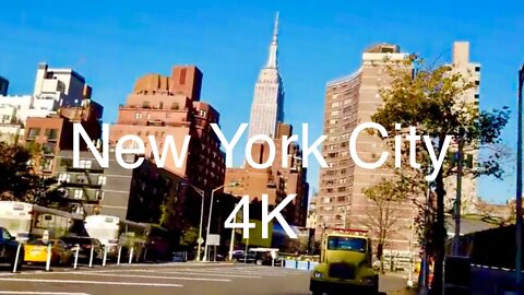 DrNew York City 4K Manhattan, Uptown, Midtown, Downtown - Aerial Landscapes Screensaver Part 2