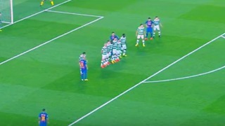 Neymar Amazing Free Kick Goal vs Celtic