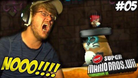 I MADE A MOUNTAIN OUT OF A MOLEHILL THIS EPISODE...NO? OKAY || Newer Super Mario Bros. Wii (Part 5)