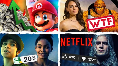 Netflix BACKLASH Over The Witcher, Woke Disney Peter Pan DESTROYED, Super Mario Hits $1 Billion!