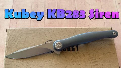 Kubey KB283 Siren / includes disassembly/ ultra lightweight gent carry !