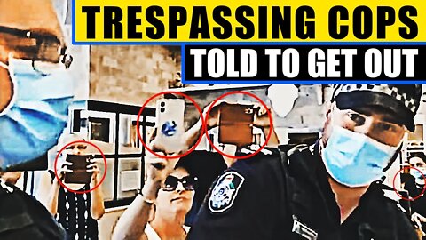 Cops Surrounded, #Recorded, Heckled & Ordered To Leave • Mask-Mandate Enforcers #FAIL in Australia