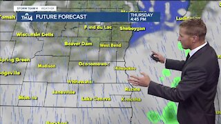 Cloudy, windy, and chances of spotty showers