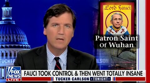 Tucker Carlson Fauci is a sTmaller version of Mussolini