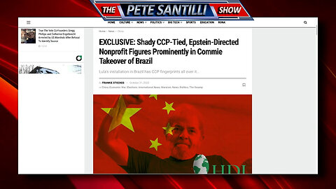 Shady CCP-Tied, Epstein-Directed Nonprofit Figures Prominently in Commie Takeover of Brazil