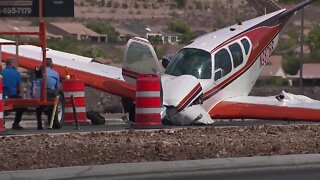 Plane makes 'hard landing' near Henderson Airport with 2 on board
