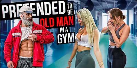 CRAZY OLD MAN shocks GIRLS in the gym prank and funny video. Aesthetics public
