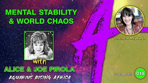 LIVE with Alice Pirola: Mental Stability & World Chaos