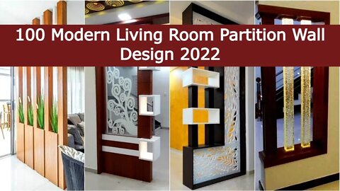 100 Modern Living Room Partition Wall Design 2022 | Room Divider Ideas 2022 | Quick Decor
