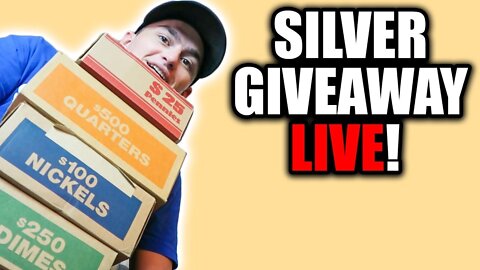 Old Silver Coins FOR YOU Absolutely FREE!! Coin Collecting Live Stream