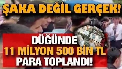 Düğünde 500 Bin Euro Üzerinde Takı Takıldı