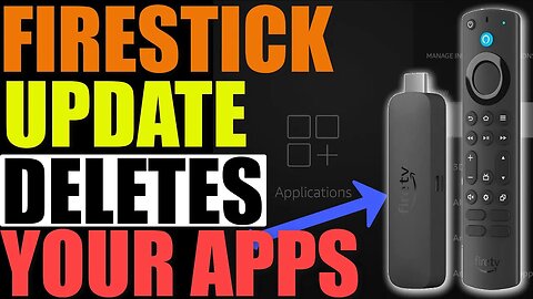 NEW FIRESTICK UPDATE THAT WILL DELETE YOUR APPS | ARE 3RD PARTYS APPS SAFE? DISABLE THIS SETTING NOW