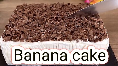 how to Make Homemade Banana Chocolate Cake - Taste the Goodness"