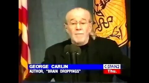 1999 George Carlin speaks at the National Press Club