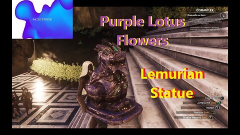 Conan Exiles Beginners guide Purple Lotus Flowers location "Lemurian Statue" location Busty