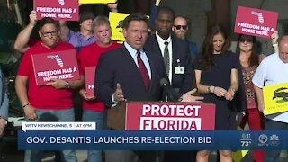 DeSantis officially launches re-election bid