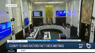 County to have doctors fact check Board of Supervisors meetings