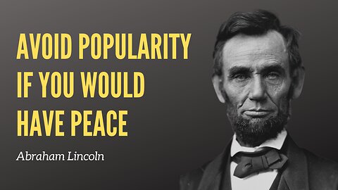 Abraham Lincoln Life Quotes To Inspire Success, Freedom and Happiness ― Famous Quotes