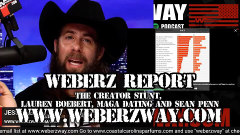 WEBERZ REPORT - THE CREATOR STUNT, LAUREN BOEBERT, MAGA DATING AND SEAN PENN