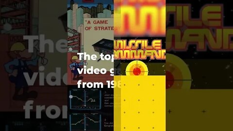 Top 10 Games of 1980 | Number 5: Missile Command #shorts