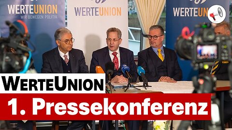1. Pressekonferenz der neuen Partei WerteUnion