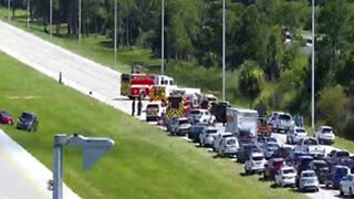 Wrong-way crash injures 3, shuts down I-95 South in Martin County