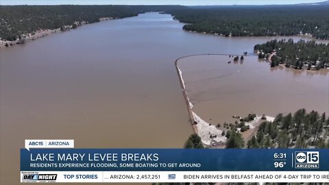 Breached levee in Coconino County likely won't be rebuilt