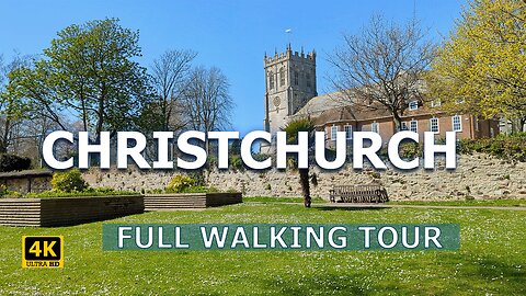 CHRISTCHURCH | 4K | A walk around Christchurch Town Centre