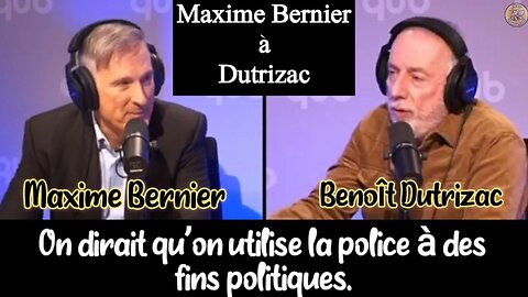 On dirait qu’on utilise la police à des fins politiques», déclare Maxime Bernier