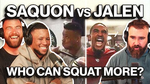 "It's not even close" - Saquon Barkley is confident he can out-squat Jalen Hurts!