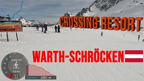 [4K] Skiing Warth-Schröcken, Crossing Resort Salober - Steffisalp, Ski Arlberg Austria, GoPro HERO11