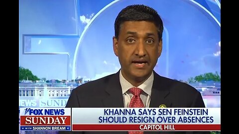 Ro Khanna Delivers Lame Explanation of How Fetterman and Feinstein Situations Are Different