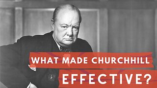 What was it that made Churchill a modern-day prophet?